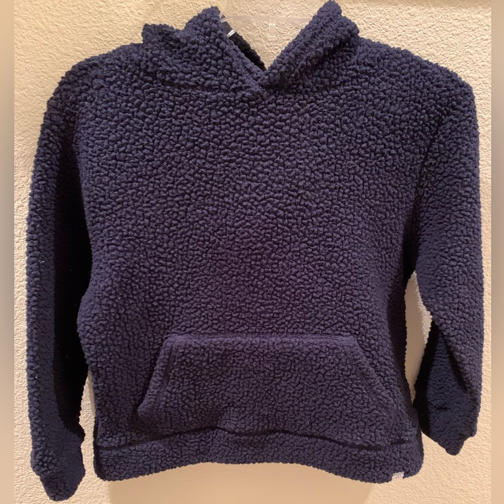 Girls Gap Sherpa Pullover Hoodie